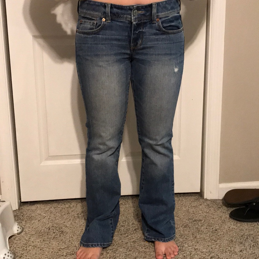 American Eagle, Bootcut, Slim, 8 short